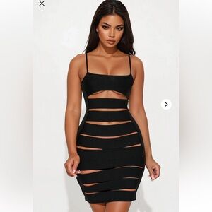 FashionNova KAMARIA BANDAGE MICRO MINI DRESS